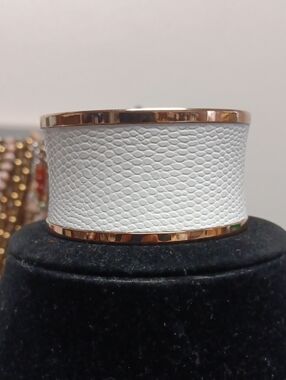 Calvin Klein Spellbound ION Plated RG Stainless Steel Bangle Bracelet (7.00 In)